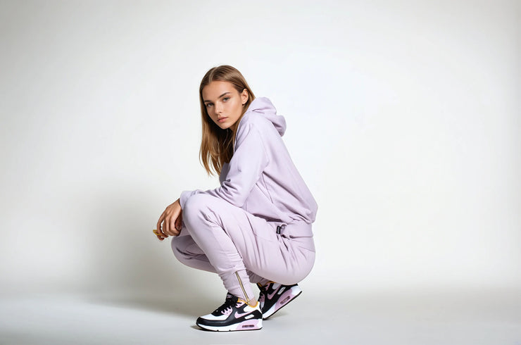 Lavender Bomber Hoodie